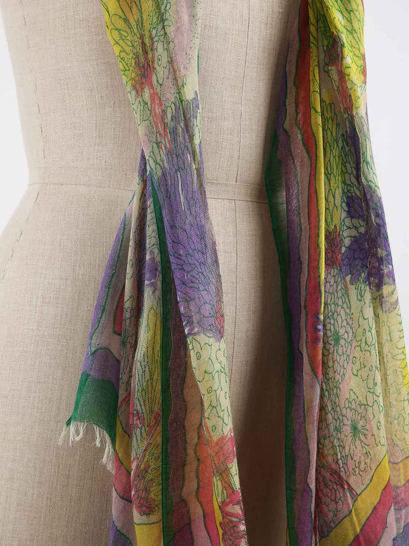 Cashmere Printed Scarf SSS/K-8357A