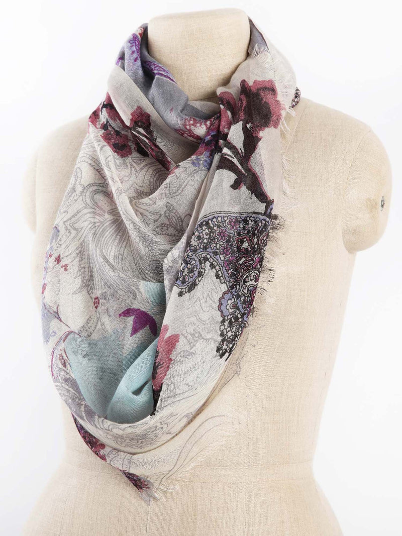 Cashmere Printed Scarf SSS/K-10522C