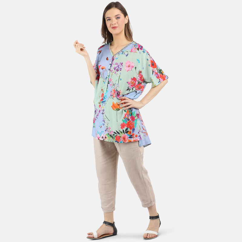 Top - MB-SCL-822A-11869A - SILK COTTON