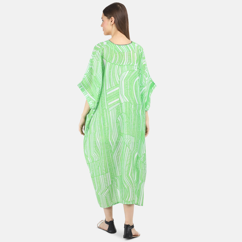 Long Kaftan Dress - MB-SCL50-998-10519A-OS