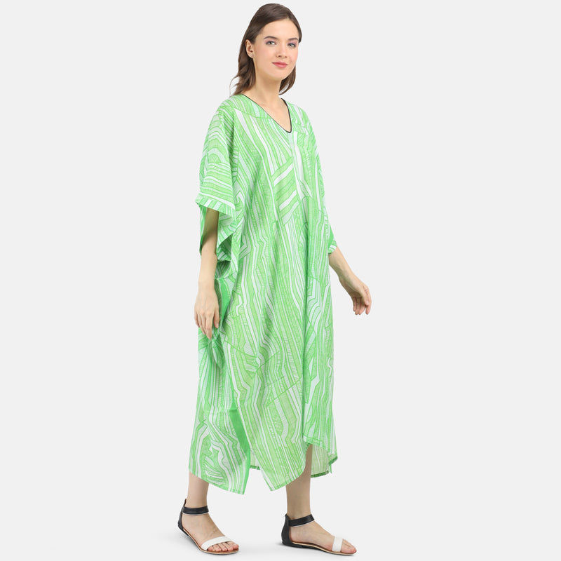 Long Kaftan Dress - MB-SCL50-998-10519A-OS