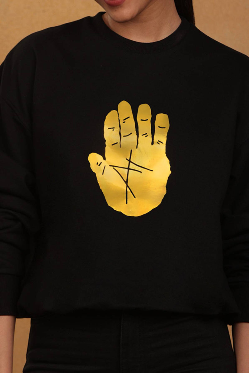 Black/Gold Sweatshirt - Masaba - MNX22009