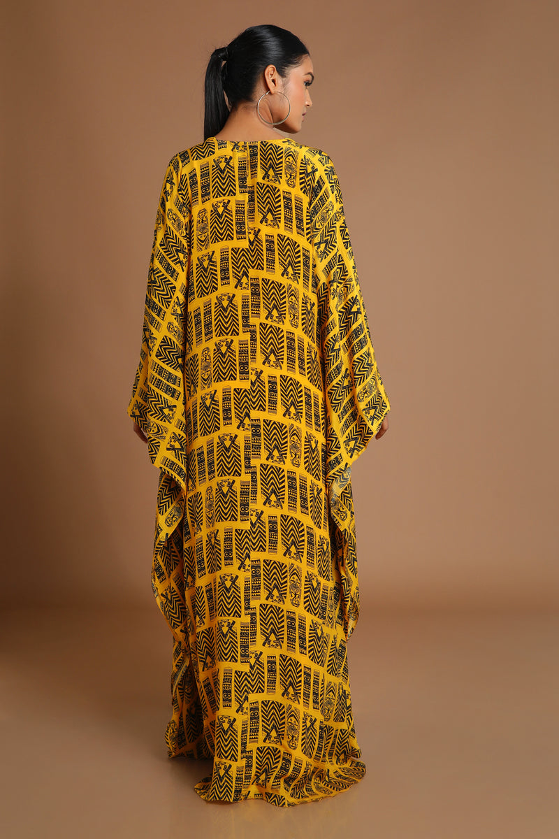 Masaba Printed Kaftan Dress