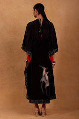 Black Mayfly Circular Kaftan - Masaba