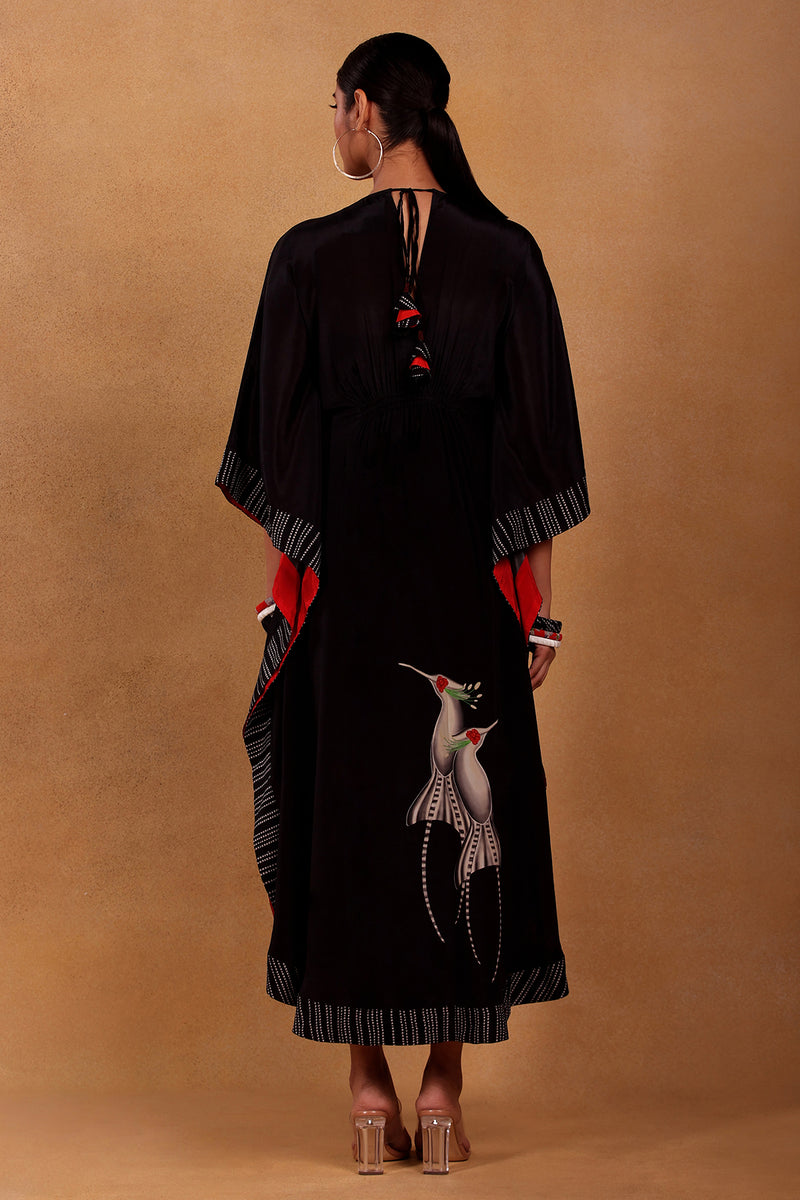 Black Mayfly Circular Kaftan - Masaba