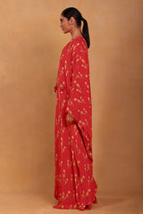 Red Feather Pop Kaftan - Masaba