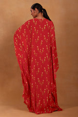 Red Feather Pop Kaftan - Masaba