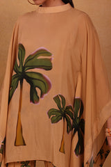 Tan Coco Poncho Set - Masaba