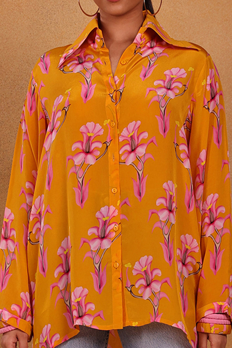 Yellow Cherry Blossom Shirt - Masaba