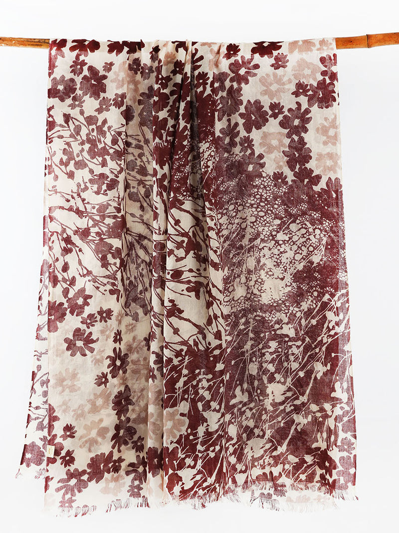 Cashmere Printed Scarf SSS/LN60S 8426A