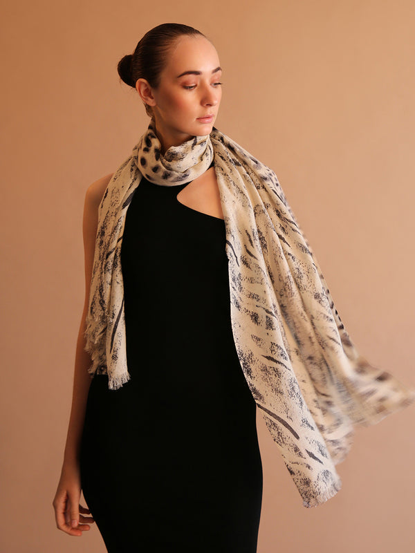 Cashmere Printed Scarf SSS/SCCR 9120A